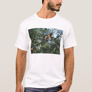 Camiseta del mono de probóscide