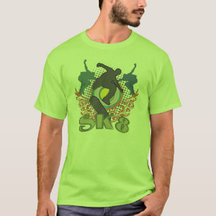 Camiseta del monopatín