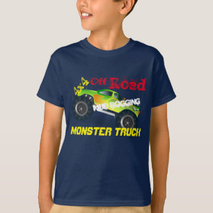 Camiseta Del monster truck fresco del camino