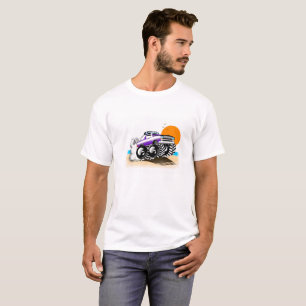 Camiseta del monster truck para los hombres