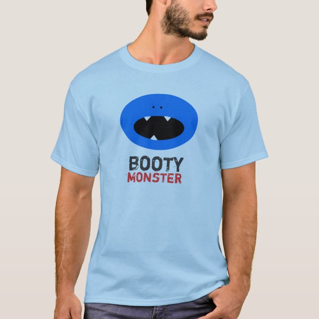 camiseta del monstruo del botín (Anverso)
