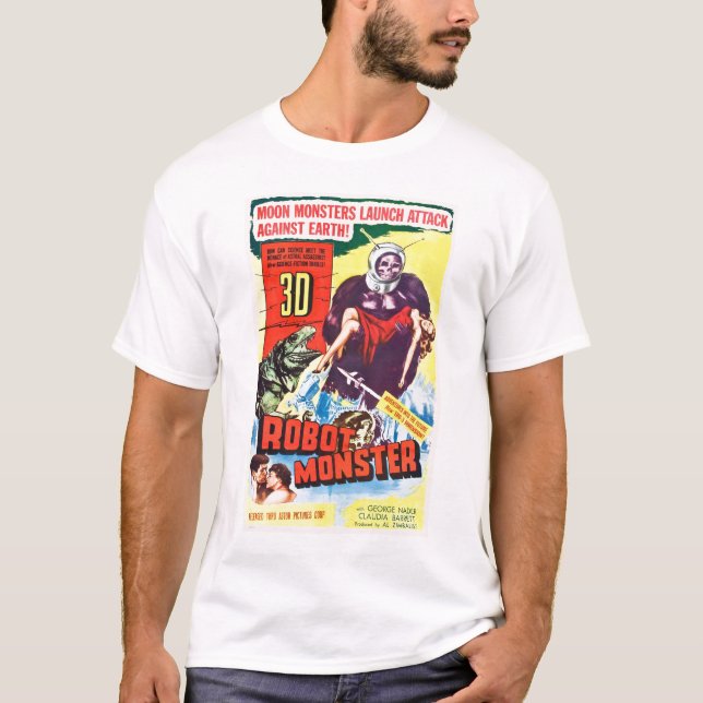 Camiseta del monstruo del robot (Anverso)