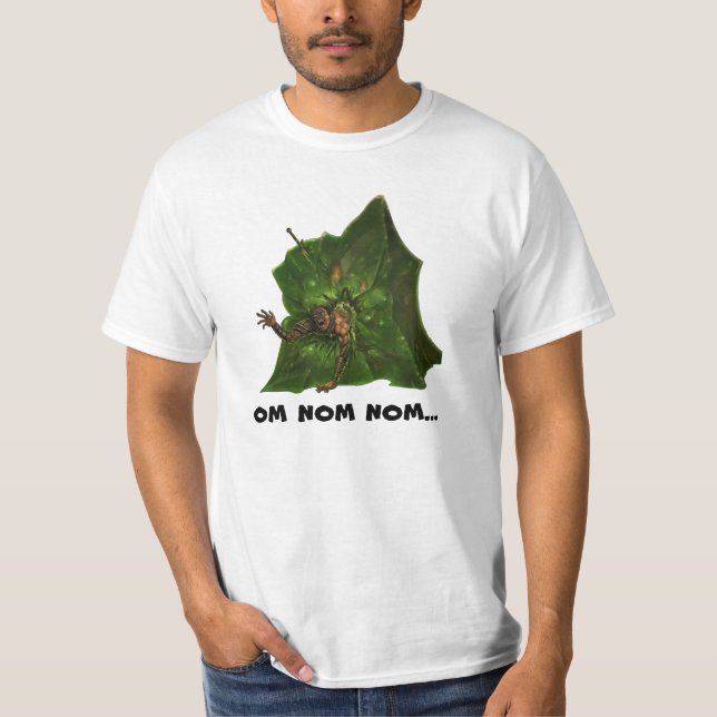 Camiseta del monstruo - "OM cubo gelatinoso de Nom (Anverso)