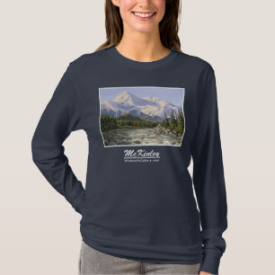 Camiseta del monte McKinley - paisaje del Alaskan