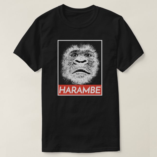 Camiseta del monumento de HARAMBE (Diseño del anverso)