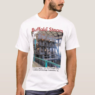 Camiseta del motor de vapor del búfalo