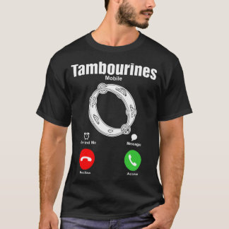 Camiseta del móvil de las panderetas