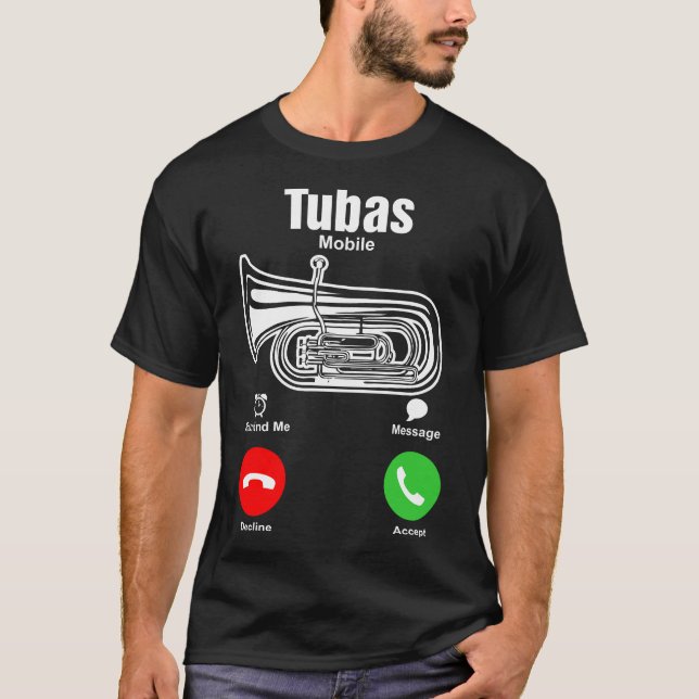 Camiseta del móvil de las tubas (Anverso)
