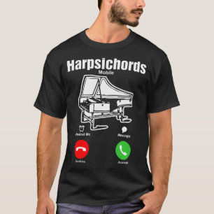 Camiseta del móvil de los clavicordios