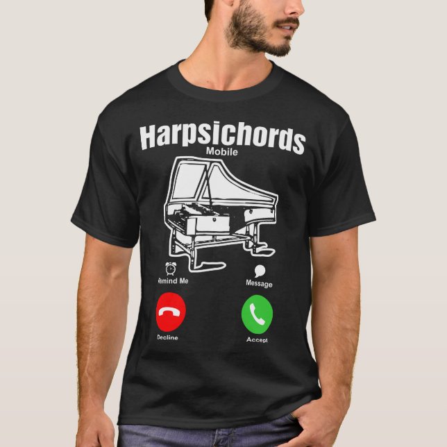 Camiseta del móvil de los clavicordios (Anverso)