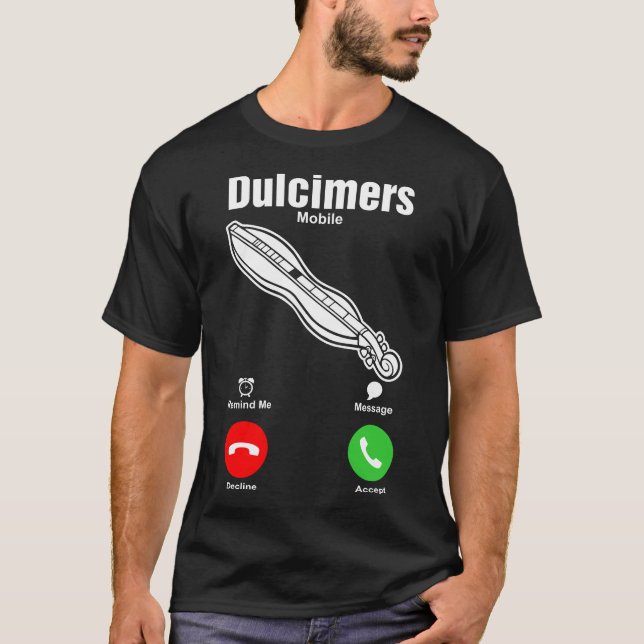 Camiseta del móvil de los Dulcimers (Anverso)