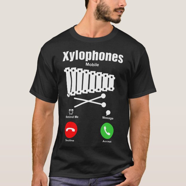 Camiseta del móvil de los xilófonos (Anverso)