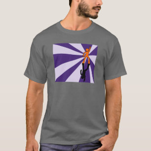 camiseta del movimiento de la danza 70s