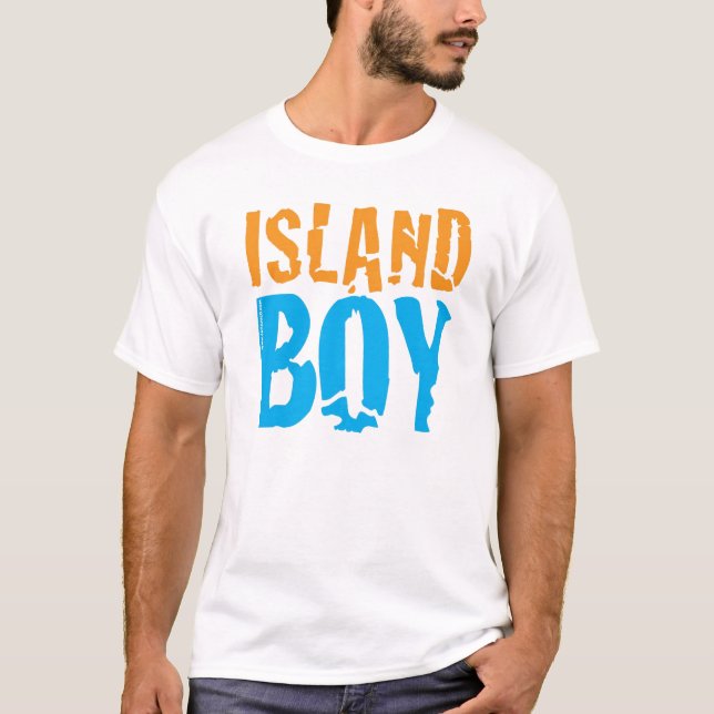 Camiseta del muchacho de la isla (Anverso)