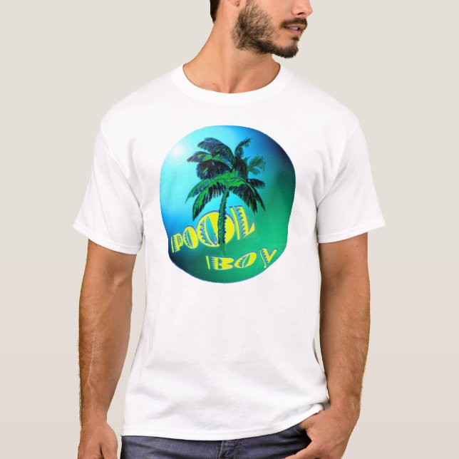 Camiseta del muchacho de la piscina (Anverso)
