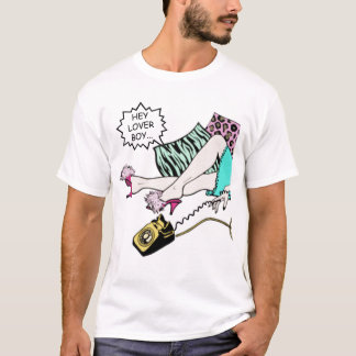 camiseta del muchacho del amante