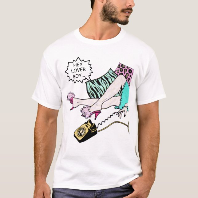 camiseta del muchacho del amante (Anverso)