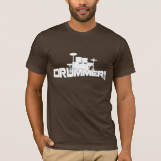 Camiseta del muchacho del batería