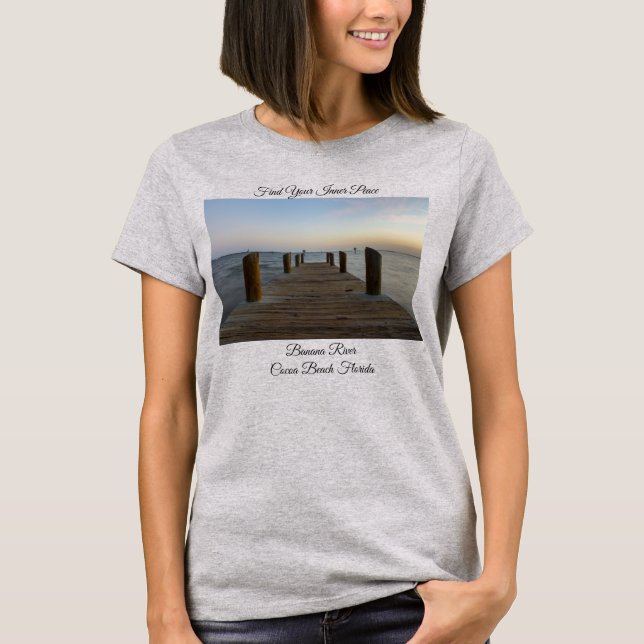 Camiseta del muelle del río Banana (Anverso)