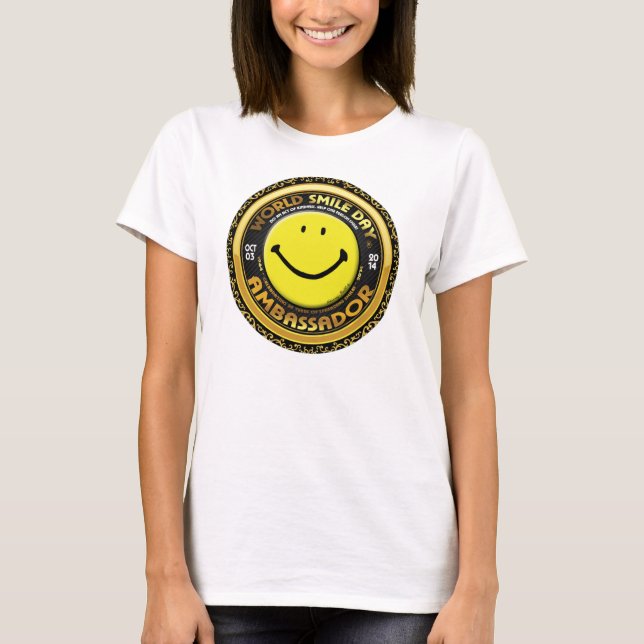 Camiseta Del mundo de la sonrisa de Day® Shirt 2014 de (Anverso)