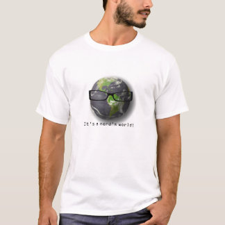 Camiseta del mundo del empollón