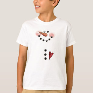 Camiseta del muñeco de nieve