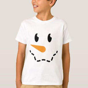Camiseta del muñeco de nieve del muchacho (diseñ