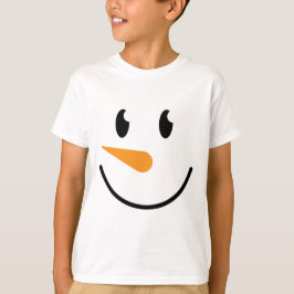 Camiseta del muñeco de nieve del muchacho (diseño