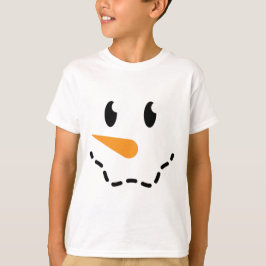 Camiseta del muñeco de nieve del muchacho (diseño