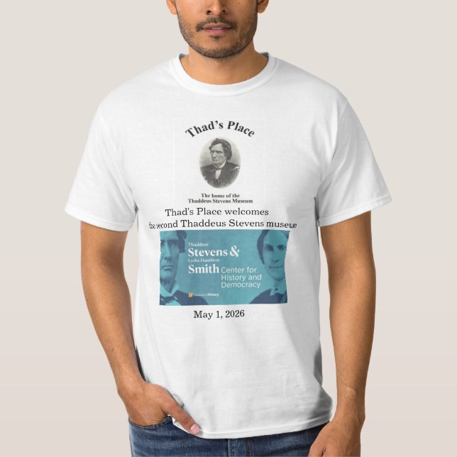 Camiseta del Museo Thaddeus Stevens (Anverso)