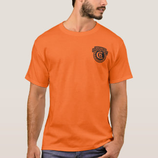 Camiseta del naranja del país del caballo salvaje