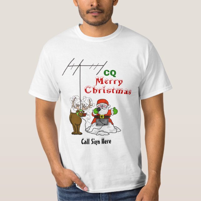 Camiseta del navidad de la calidad de copia de (Anverso)