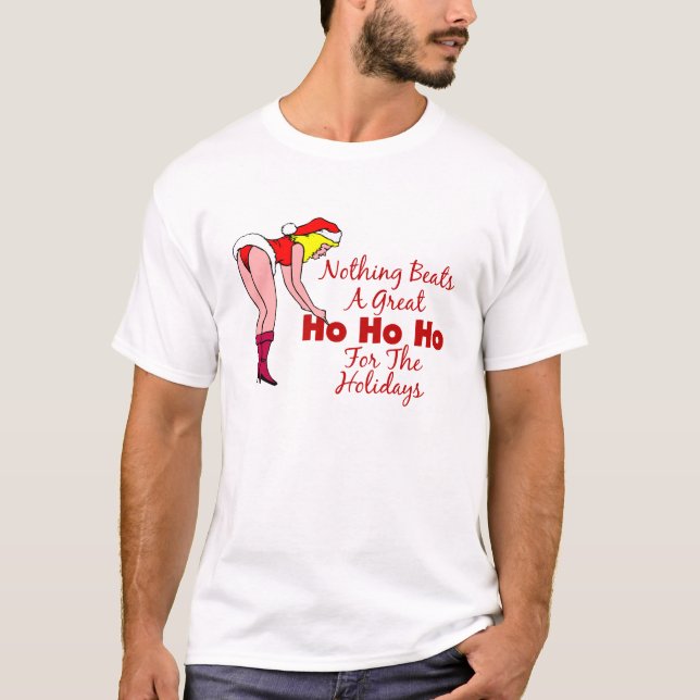Camiseta del navidad de los hombres (Anverso)