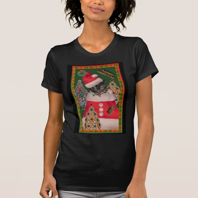Camiseta del navidad de Meowry (Anverso)