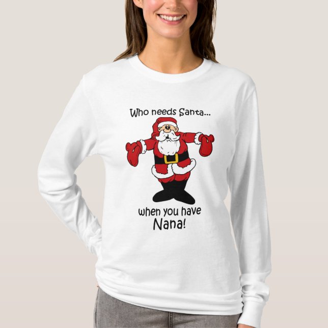 Camiseta del navidad de Nana (Anverso)