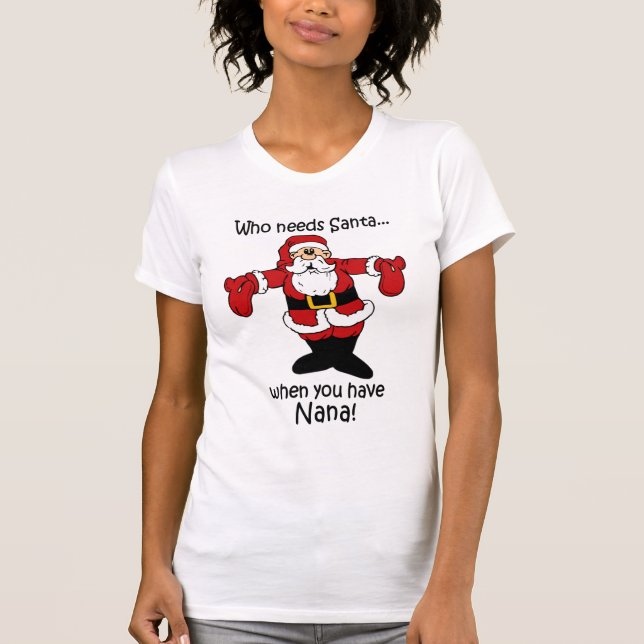 Camiseta del navidad de Nana (Anverso)