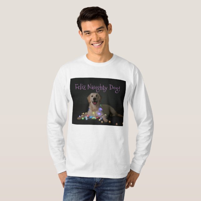 Camiseta del navidad de Naughty Dog (Anverso completo)