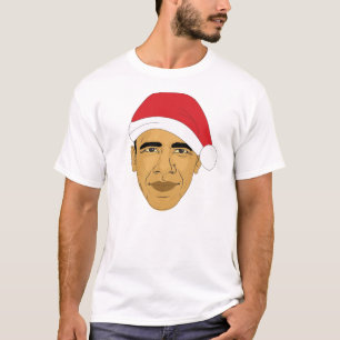 Camiseta del navidad de Obama Claus Barack Obama
