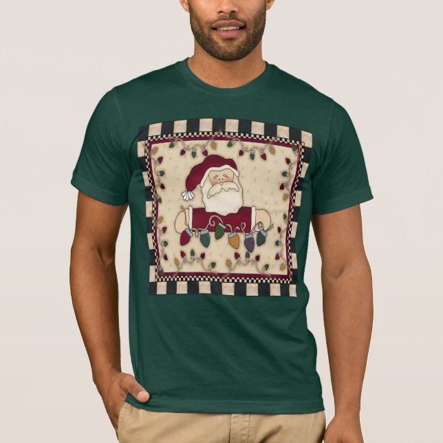 Camiseta del navidad de Santa (Anverso)
