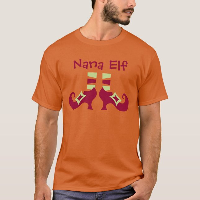 Camiseta del navidad del duende de Nana (Anverso)