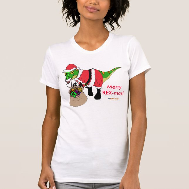 Camiseta del navidad por los diseños de Fishfry: (Anverso)
