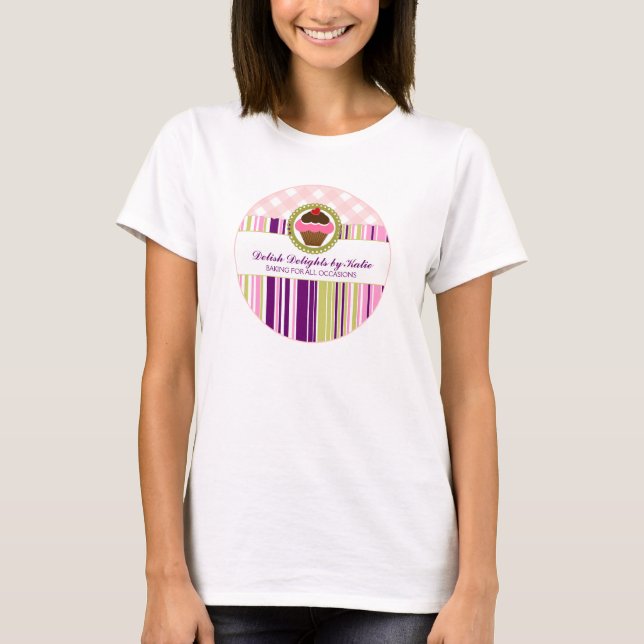 Camiseta del negocio de la panadería de la (Anverso)