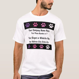 Camiseta del negocio del mascota