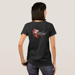 Camiseta del negro de Gottaswing de la mujer