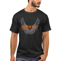 Camiseta del negro de la fundación de Ironheart