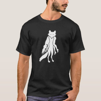 CAMISETA del NEGRO de S de los HOMBRES del ZORRO