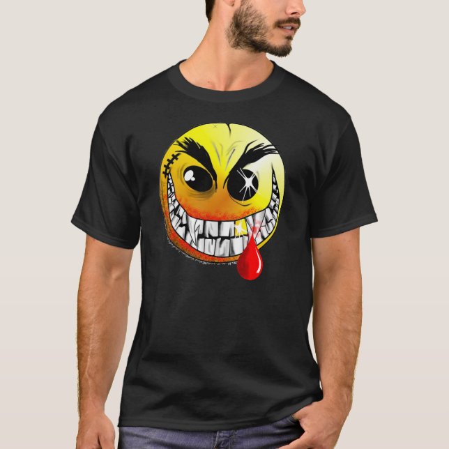 Camiseta del negro del asesino (Anverso)