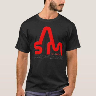 Camiseta del negro del ASM