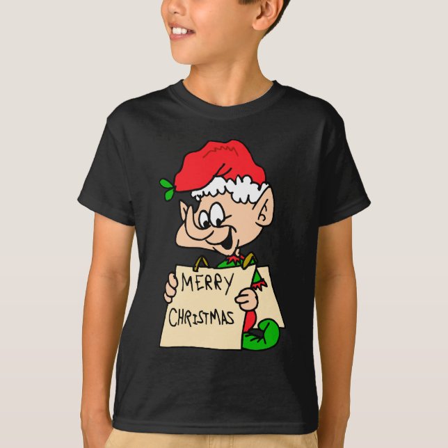 Camiseta del negro del duende de las Felices (Anverso)