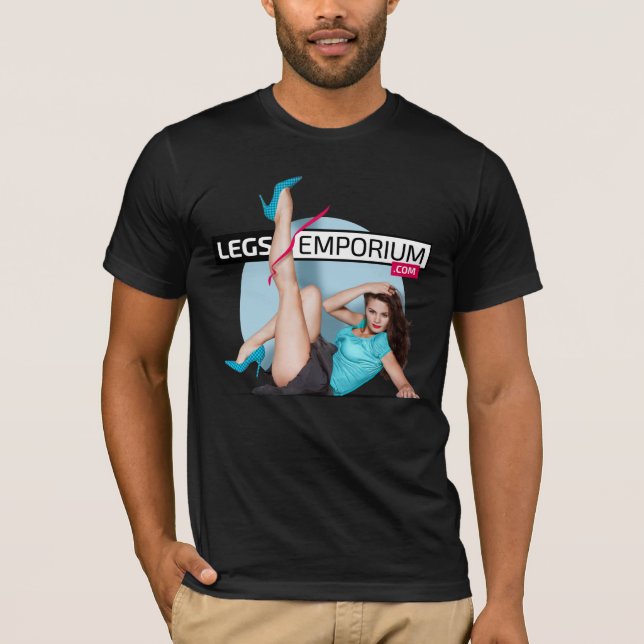 Camiseta del negro del pastel de queso Pin-Para (Anverso)
